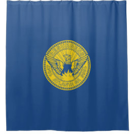 Flagge Atlanta (Georgien, USA) Duschvorhang