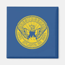 Flagge Atlanta (Georgien, USA) Magnet