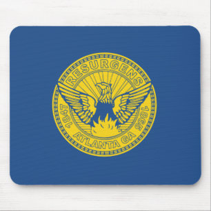 Flagge Atlanta (Georgien, USA) Mousepad