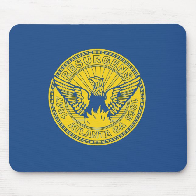 Flagge Atlanta (Georgien, USA) Mousepad (Vorne)