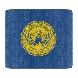 Flagge Atlanta (Georgien, USA) Schneidebrett