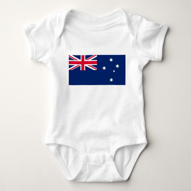 Flagge Australiens Baby Strampler (Vorderseite)
