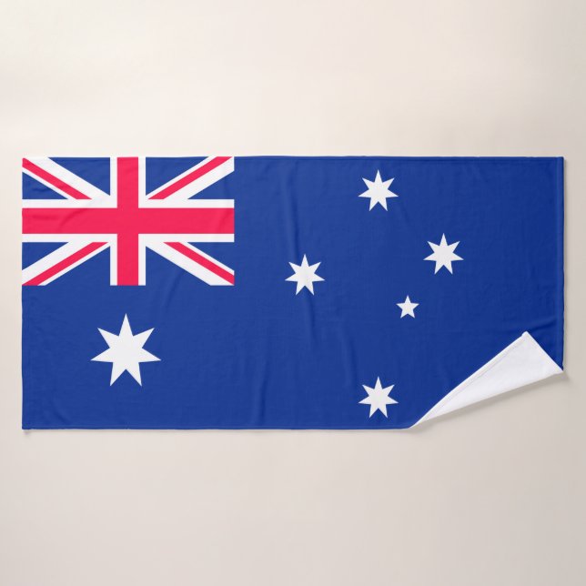 Flagge Australiens Badhandtuch Set (Badehandtuch)