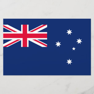Flagge Australiens Briefpapier