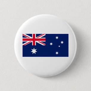 Flagge Australiens Button