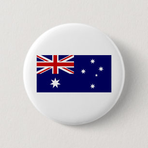Flagge Australiens Button