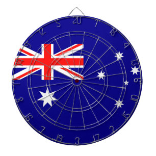 Flagge Australiens Dartscheibe