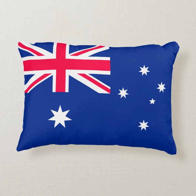 Flagge Australiens Dekokissen (Rückseite)
