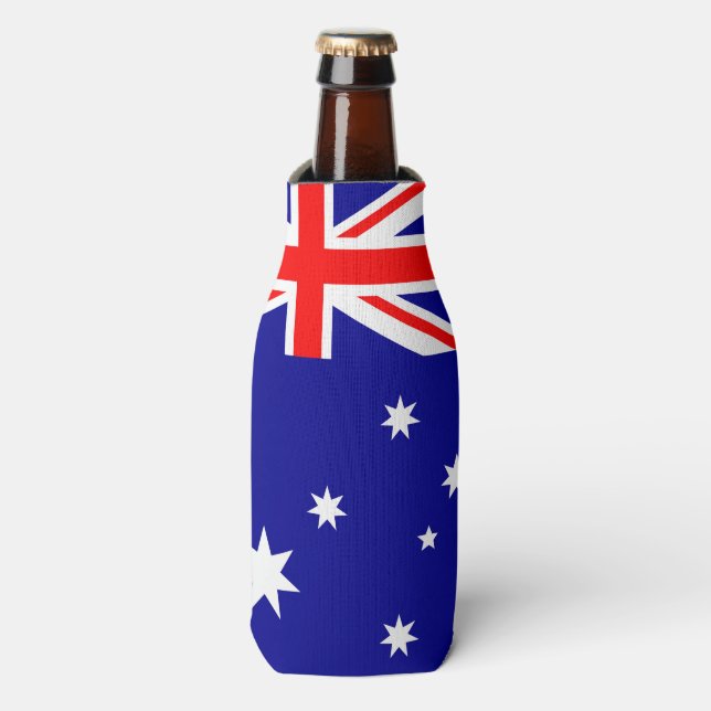 Flagge Australiens Flaschenkühler (Flaschenvorderseite)