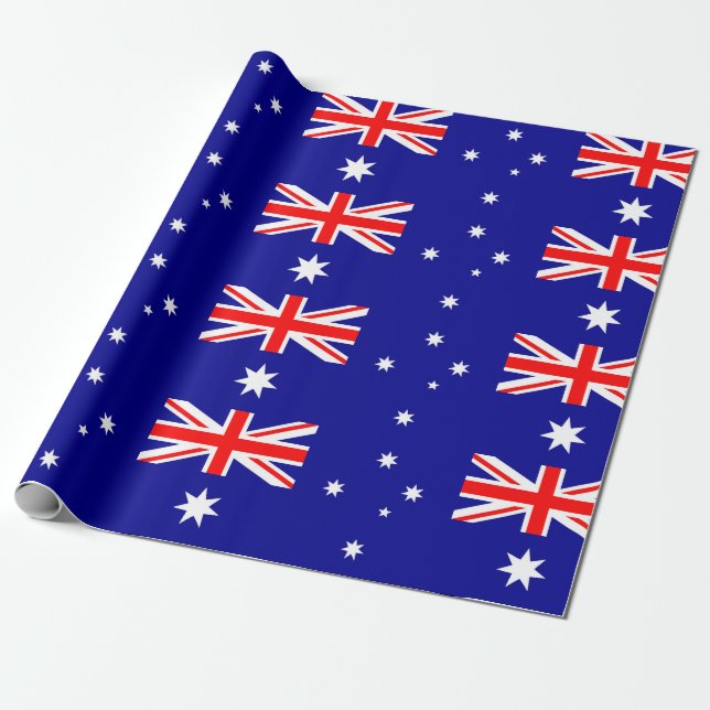 Flagge Australiens Geschenkpapier (Ungerollt)