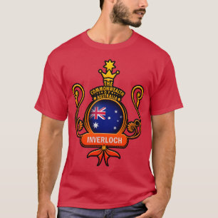 Flagge Australiens Inverloch Liebhaber T-Shirt