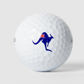 Flagge Australiens Kangaroo Golfball