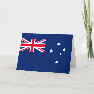 Flagge Australiens Karte