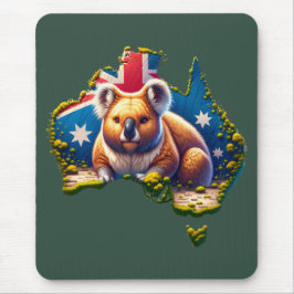 Flagge Australiens Koala Bear Mousepad