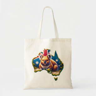 Flagge Australiens Koala Bear Tragetasche
