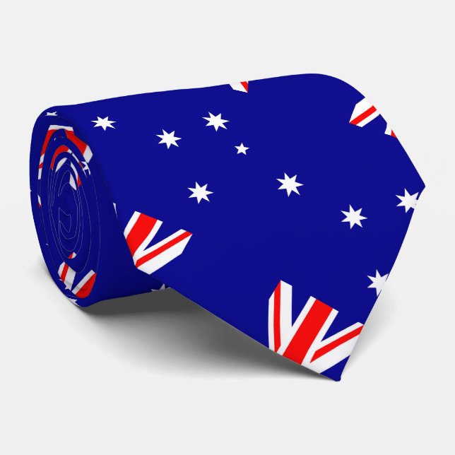 Flagge Australiens Krawatte (Gerollt)