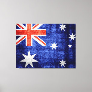 Flagge Australiens Leinwanddruck