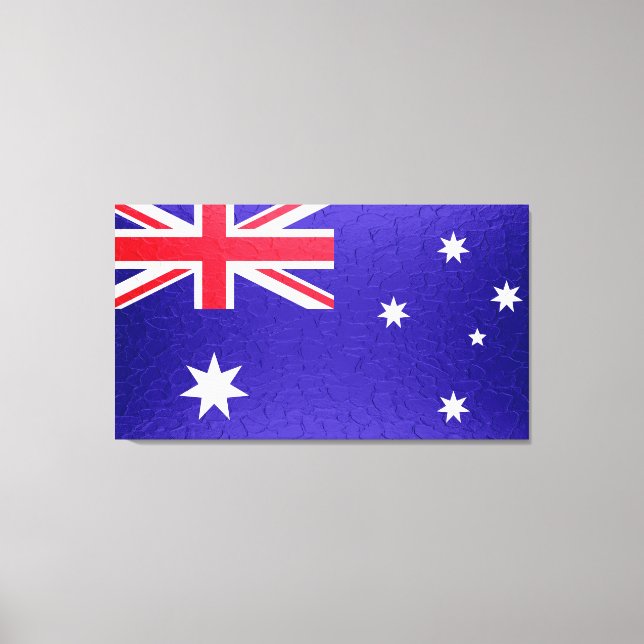 Flagge Australiens Leinwanddruck (Vorderseite)
