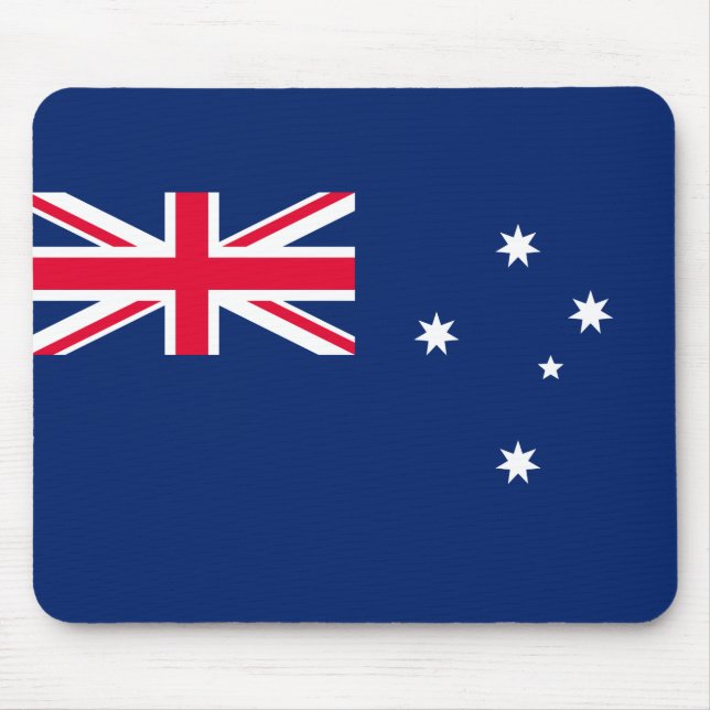 Flagge Australiens Mousepad (Vorne)