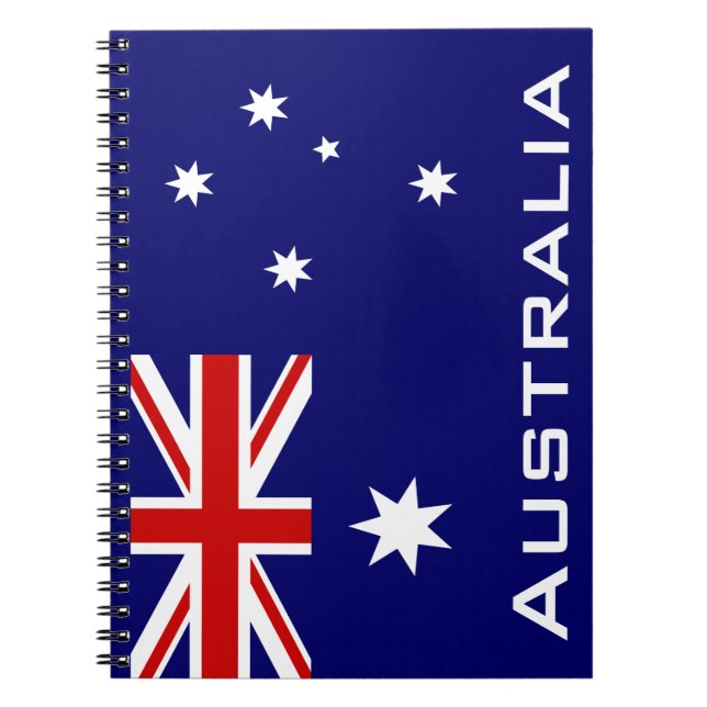 Flagge Australiens Notizblock (Vorderseite)