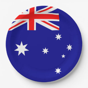 Flagge Australiens Pappteller
