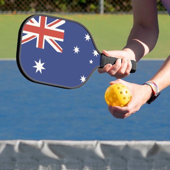 Flagge Australiens Pickleball Schläger (InSitu)