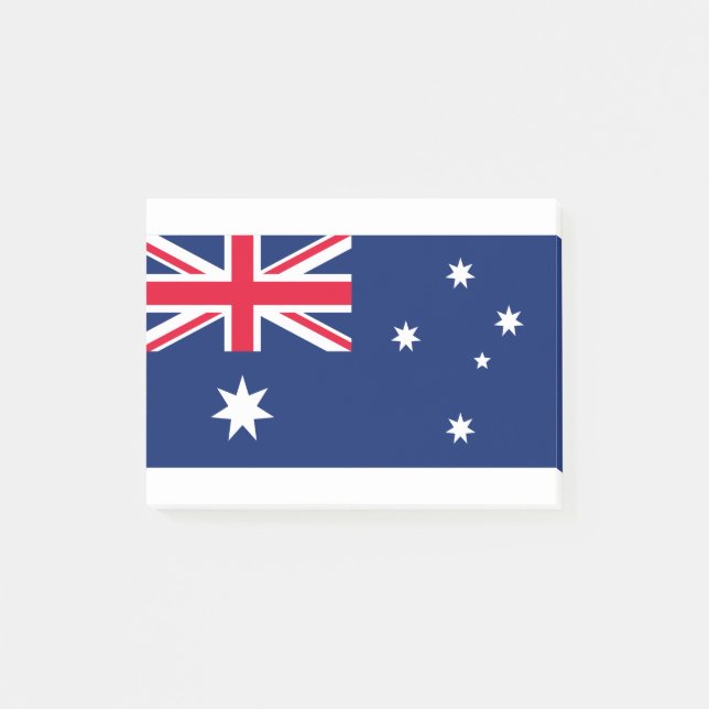 Flagge Australiens Post-it Klebezettel (Vorderseite)