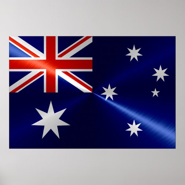 Flagge Australiens Poster (Vorne)