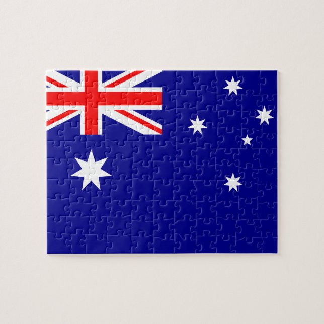 Flagge Australiens Puzzle (Horizontal)