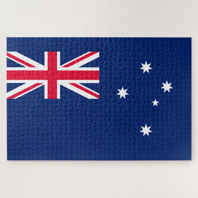 Flagge Australiens Puzzle (Horizontal)