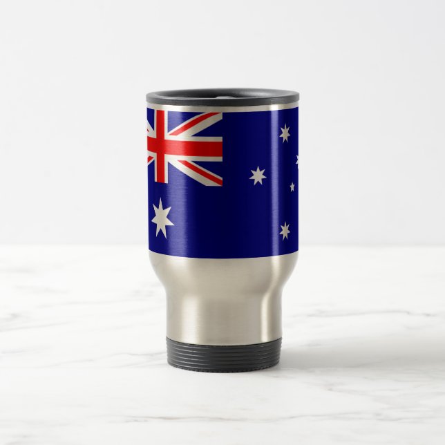 Flagge Australiens - Reise/Tasse Reisebecher (Mittel)
