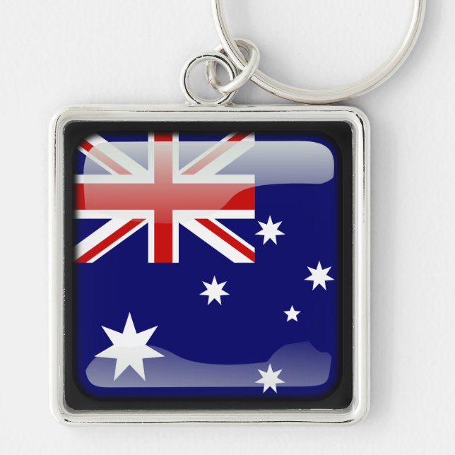 Flagge Australiens Schlüsselanhänger (Vorne)