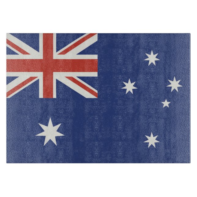 Flagge Australiens Schneidebrett (Vorderseite)