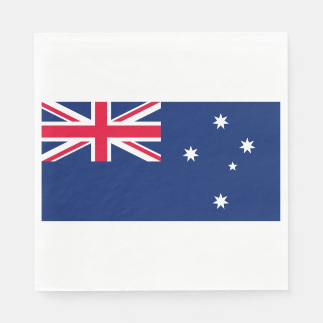 Flagge Australiens Serviette (Vorderseite)