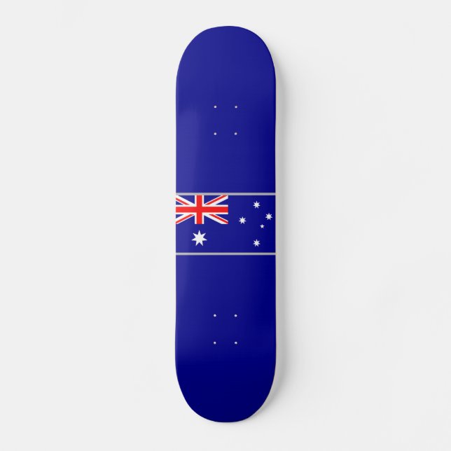 Flagge Australiens Skateboard (Vorderseite)