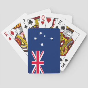 Flagge Australiens Spielkarten