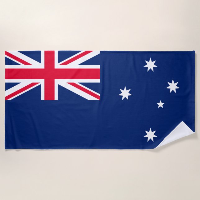 Flagge Australiens Strandtuch (Vorderseite)