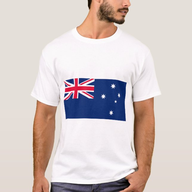 Flagge Australiens T-Shirt (Vorderseite)