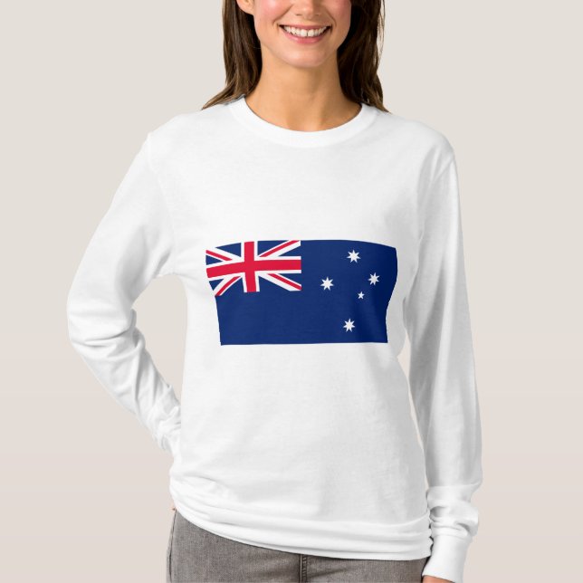 Flagge Australiens T-Shirt (Vorderseite)