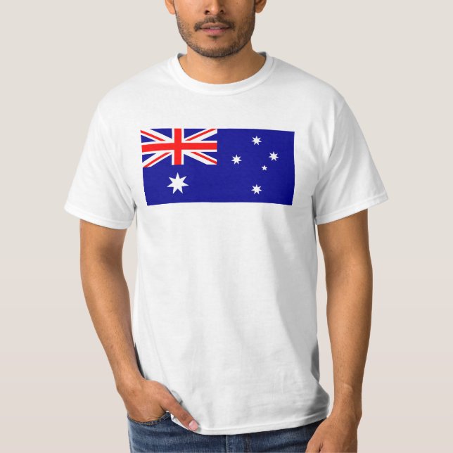 Flagge Australiens T-Shirt (Vorderseite)