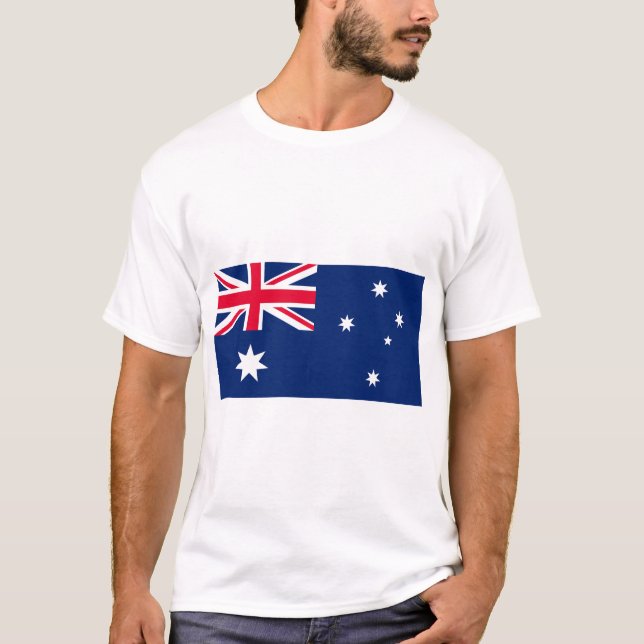 Flagge Australiens T-Shirt (Vorderseite)