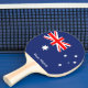 Flagge Australiens Tischtennis Schläger (Insitu)