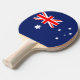Flagge Australiens Tischtennis Schläger (Rückseitenansicht)