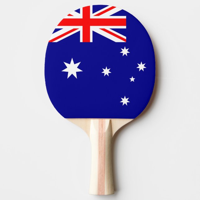 Flagge Australiens Tischtennis Schläger (Vorderseite)