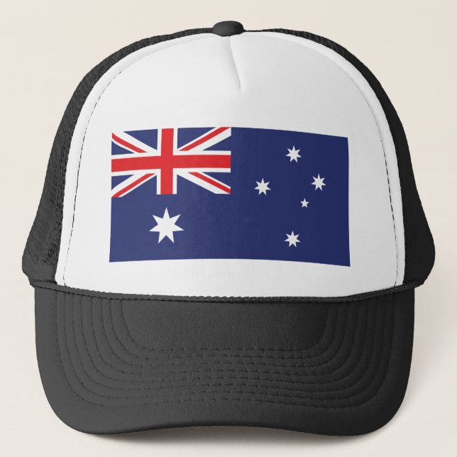 Flagge Australiens Truckerkappe (Vorderseite)