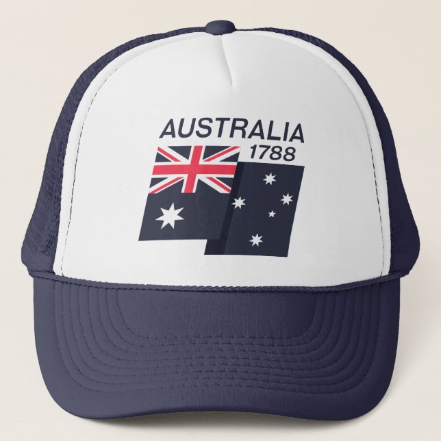 Flagge Australiens Truckerkappe (Vorderseite)