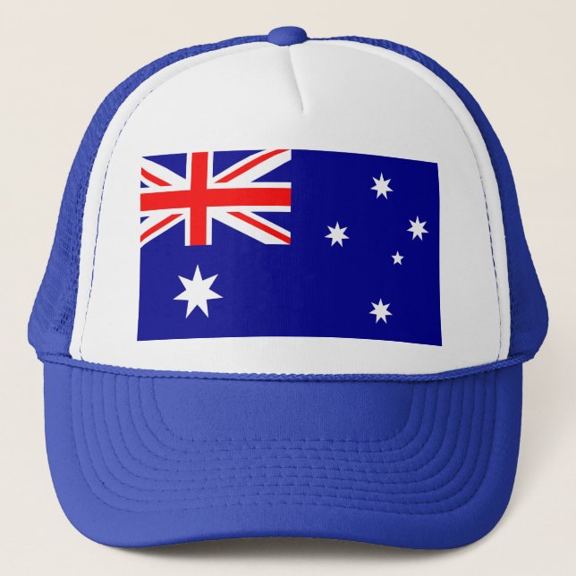 Flagge Australiens Truckerkappe (Vorderseite)