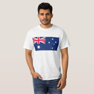 Flagge Australiens, vintage T-Shirt