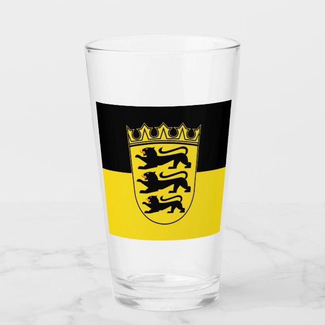 Flagge Baden-Württemberg Glas (Vorderseite)