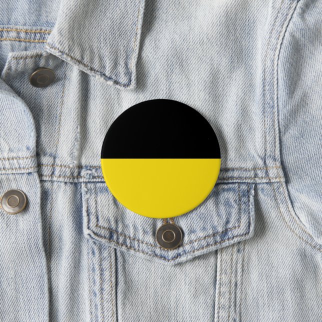 Flagge Baden-Württembergs (deutscher Staat) Button (Beispiel)